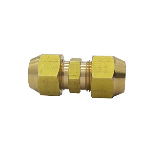 Image of Air Conditioning Copper Pipe Extension for Joint Double Connector Intermediate Connection Head Free Welding Butt Tube Diameter 6-19mm Flare Nut (3 /4 inch (19.05mm) Tube)