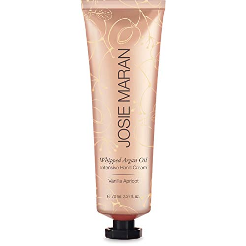 Josie Maran Whipped Argan Oil Intensive Hand Cream - Extra Rich Buttery Consistency for Age Defying Hands (70 ml/2.37oz, Vanilla Apricot)