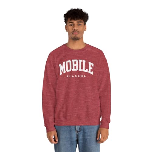 Mobile Alabama Adult Unisex Crewneck Sweatshirt3
