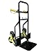 Produktbild ANDIARBEIT® Malocher Klappbare Treppensteiger Sackkarre - 150kg Belastbarkeit, 6 Sternräder für leichten Transport, Gummiüberzogene Griffe - Ideal für Umzüge und Verladearbeiten
