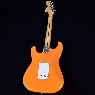 Fender Made in Japan International Color Stratocaster RW Capri Orange Limited Edition guitare électrique avec housse - Les Beatles, Paul McCartney, John Lennon, RIngo Starr, George Harrison Fender Made in Japan International Color Stratocaster RW Capri Orange Limited Edition guitare électrique avec housse – Image 3