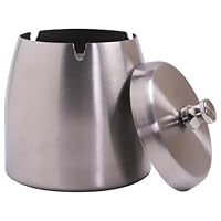 Amazon.co.jp: VVMONEタバコ用蓋付き灰皿、ステンレススチール製無煙