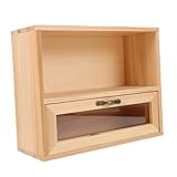 Attrait naturel de la texture : le couvercle en bois de cette boîte de rangement met en valeur le grain authentique du bois, créant une ambiance chaleureuse et accueillante. elle peut servir de boîte de rangement pour une table de conférence, une vitrine, un meuble de rangement ou un tiroir de bureau