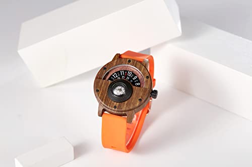 Mens-Wooden-Watches-Wristwatches-Compass-Turntable-Mens-Wooden-Watch-Lightweight-Handmade-Wrist-Watches-Analog-Quartz-Wood-Watches-with-Gift-Box-for-Men-Family-Friend