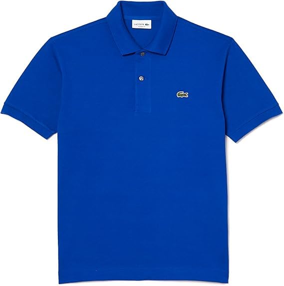 Lacoste Polo classique en coton pour homme L1212 Cobalt, bleu cobalt, M