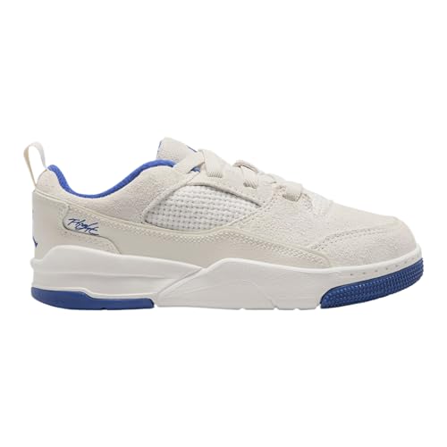 Nike Flight Court Preschool Basketball Shoes (Beige/Blue/Red)