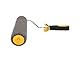 HARDY WORKING TOOLS Roller für Spachtelmassen 25 cm mit Stiel - Rollspachtel-Walze Putzwalze - Spezialwalze für Spachtelmasse - zum Auftragen von Spachtelmasse und Rollputz