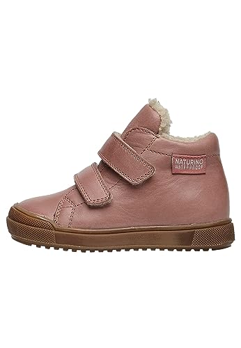 Bottes en cuir Naturino doublées mouton chaussure hiver enfant résistante