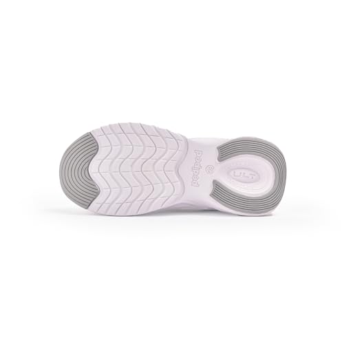 pediped Flex Judy First Walker Shoe, White, 2 US Unisex Little Kid3