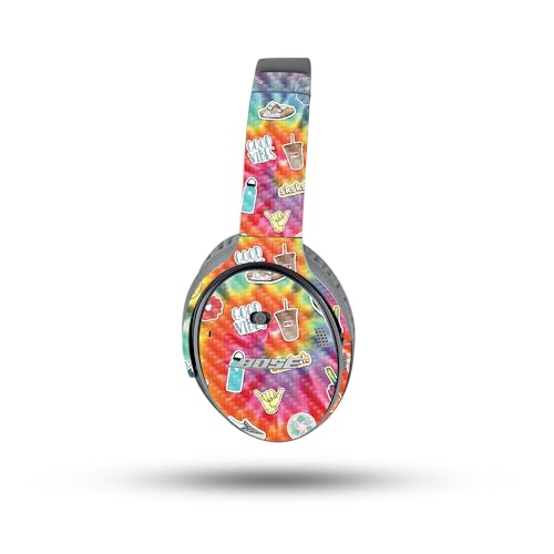 Image of MightySkins Carbon Fiber Skin Compatible with Bose QuietComfort 35 II Headphones - VSCO5 | Protective, Durable Textured Carbon Fiber Finish | Easy to Apply, Remove, and Change Styles