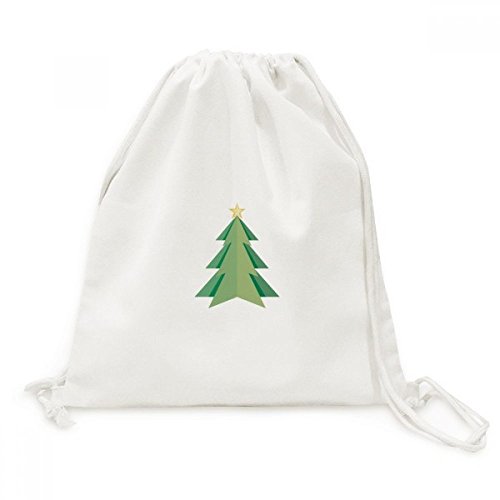 Sac à dos cordon arbre de noël pliable et robuste pour vos courses