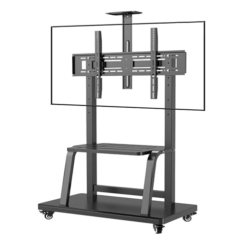 Soporte móvil para TV con ruedas ajustable en altura