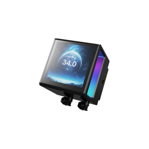 Image of Gamdias Chione P5-240 Black RGB Water Cooler with 3.4 inch 240mm IPS LCD Screen