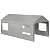 Outsunny Carport 10' x 20' Portable Garage, Heavy Duty Car Port Canopy with 2 Roll-up Doors & 4 Ventilated Windows for Car, Truck, Boat, Garden Tools, Gray