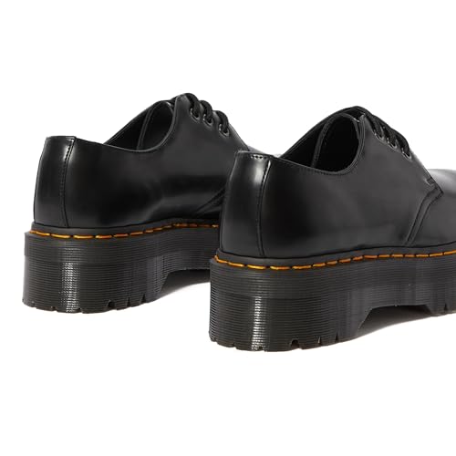 Image of Dr. Martens Womens 1461 Quad Smooth Leather Platform Shoes