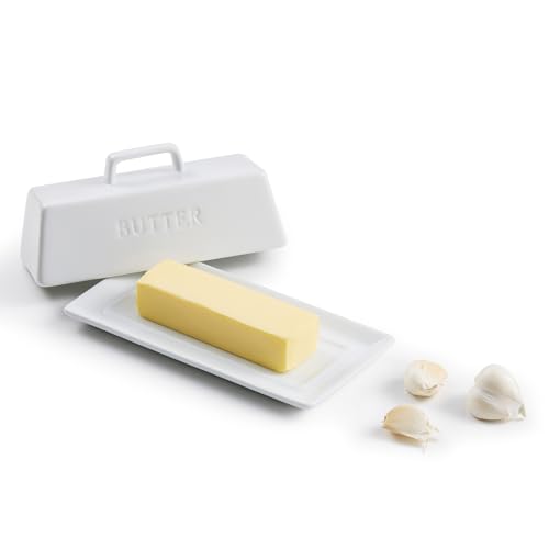 image for Butter Dish with Lid, by Kook, Butter Dish with Lid for Countertop, Ce