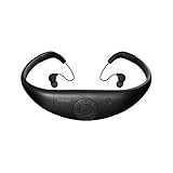Tayogo Waterproof mp3 Player swimming, waterproof 8GB for Swimming Headset,sports headset, under Water Music Player (black)