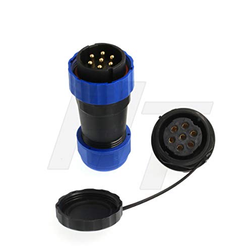 Conector Circular Impermeable Aviation 7 Pin miniatura 1