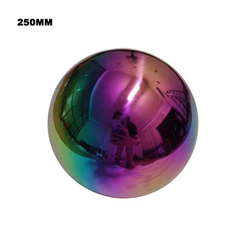 Colorful Stainless Steel Hollow Ball, Seamless Seamless Mirror Ball Sphere Gazing Balls Home Garden Ornament Decoration Shooting Decorative Ball