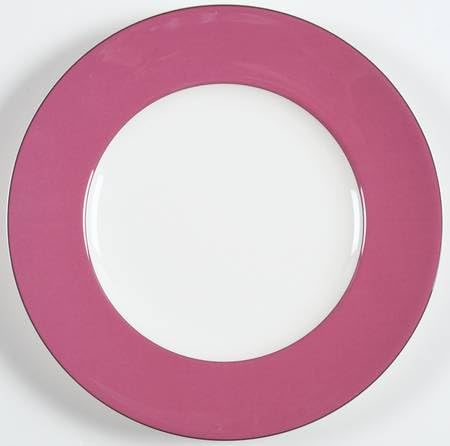 KATE SPADE GRAMERCY PARK RUTHERFORD CIRCLE PINK ACCENT PLATE NEW