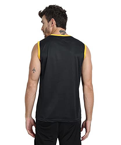 Image of FTX Men's Dri-Fit Round Neck T-Shirt - Charcoal, Gold, Black (709 7-709 8-709 12)