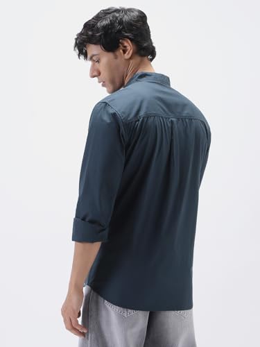 Image of Urbano Fashion Men's Cotton Full Sleeve Regular Fit Casual Solid Shirt