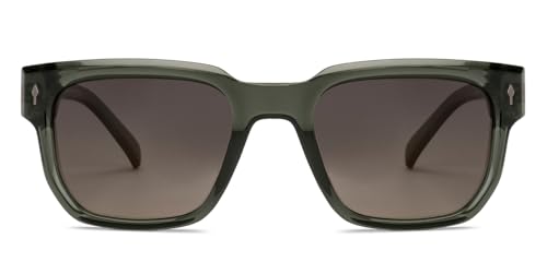Image of VINCENT CHASE EYEWEAR Polarized and 100% UV Protected | Branded and Stylish Sunglasses | Full Rim Square | Season Essentials | For Men & Women|