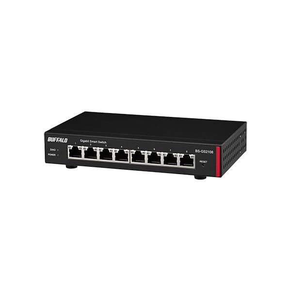 Amazon.co.jp: Buffalo BS-GS21シリーズ BS-GS2108 ブラック