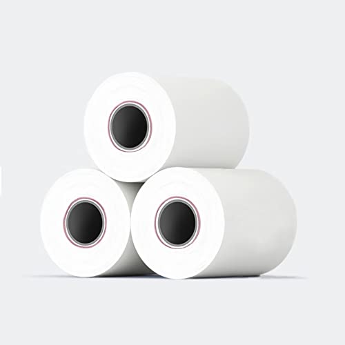 MFLABEL 8,9 cm x 30,9 m Thermo-Quittungspapier, Quittungspapier, Kassenpapierrollen, Quittungspapierrolle für 80 mm Thermo-POS-Drucker, 50 Rollen Cover