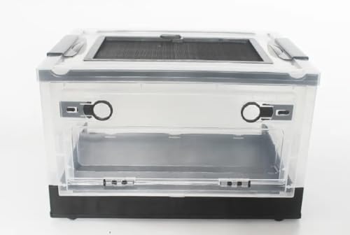 NOMOYPET CAIXA NX-30S PLASTICA PARA RÉPTEIS INCUBADORA GRANDE COR PRETO