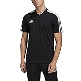 Cuello de pico de canalé Adidas Camiseta modelo TIRO TR JSY ES, color Negro, talla L