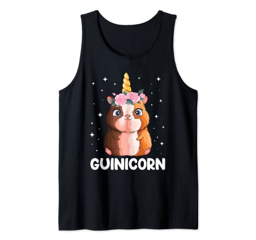 Guinicorn guinea pig unicorn pigs lover girls kids women Camiseta sin Mangas