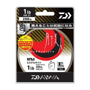 Daiwa Ester Line Tsukita Bijin Type-E White (Haku), 2 lb, 200 m, White