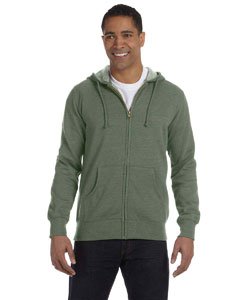 Econscious EC5680 Mens 7 oz. Organic/Recycled Heathered Full-Zip Hood2