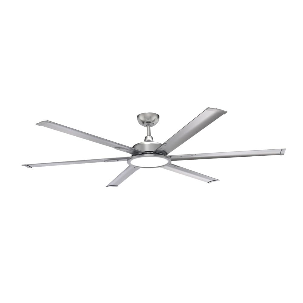Ventilateur de plafond LED Avon L aluminium