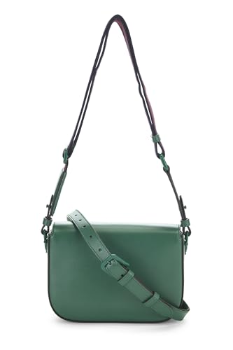 Pre-Loved Green Leather 1955 Horsebit Shoulder Bag Mini, Green4