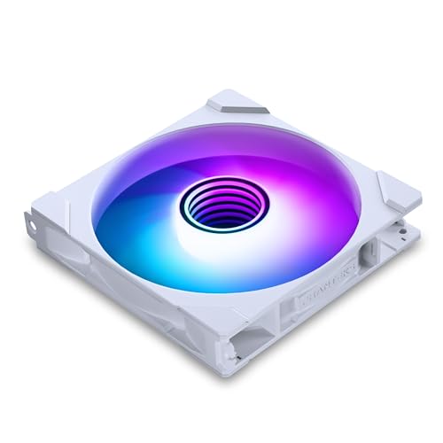 Ventilateur Phanteks M25 Gen2 Reverse pour un setup gaming blanc épuré