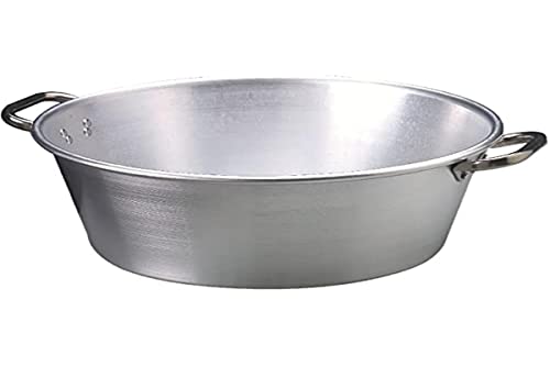 Ollas Agnelli condensación Jam Aluminio, con 2 Asas en Acero Inoxidable, 20 litros, Plata