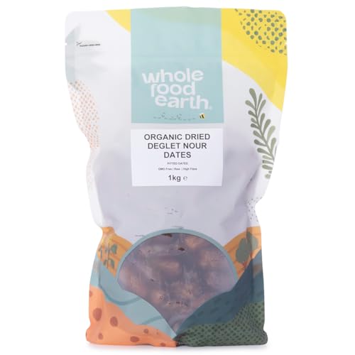 Wholefood Earth Organic Deglet Nour Dates 1kg
