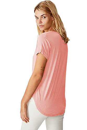Image of Fabricorn Stylish Plain Up and Down Cotton Tshirt for Women