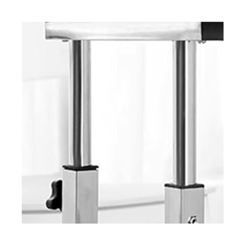Bureau mobile et table de chevet en acier inoxydable réglable - 6