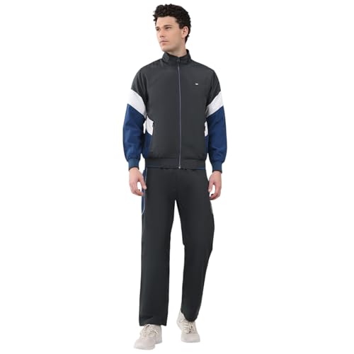 Image of Monte Carlo Men's Regular Fit Round Neck Full Sleeve Solid Tracksuit | Warm Soft Material | Stylish Comfort Fit | Perfect Sports and Casual Winter Wear for Men (Pack Of 1)