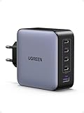 UGREEN Nexode Caricatore USB C, Caricabatteria 5 Porte GaNInfinity Ricarica Rapida USB C Compatibile con iPhone 17 Pro Max Air/Serie 16-12, Galaxy S25, Pixel, MacBook
