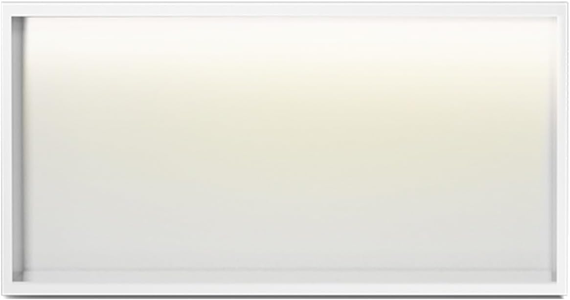 MYUYEE Recessed Wall Niche, Stainless Steel Shower Niche, No Tile Needed Wall For Bathroom Toilet Kitchen (Off White)