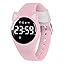 Orologio digitale, fitness tracker con contapassi, vibrazione, sveglia, distanza, cronometro ed esercizio, impermeabile, ricaricabile, per attività all'aperto, in silicone, per ragazzi e bambini