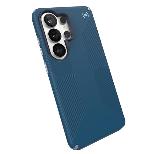 Image of Speck Samsung Galaxy S26 Ultra Presidio2 Grip + Magnet Case - Deep Sea /Silver Metallic /Spell Blue
