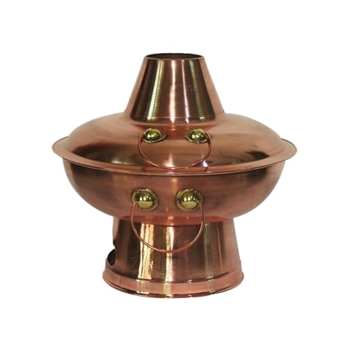 Olla caliente multifuncional de carbón cobre 28cm miniatura 1