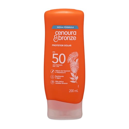 Protetor Solar FPS 50 Cenoura & Bronze 200ml