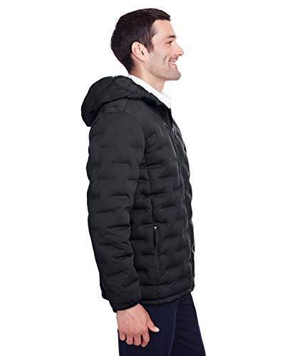 North End Men's Loft Puffer Jacket L BLACK/ CARBON2