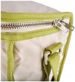 Miniatura 4 de Life Without Plastic Bolsa de almuerzo de algodón orgánico con aislamiento de lana - ribete verde